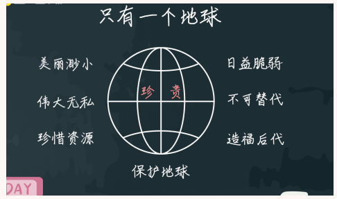 2021年教师招聘试讲面试初中语文只有一个地球教学设计