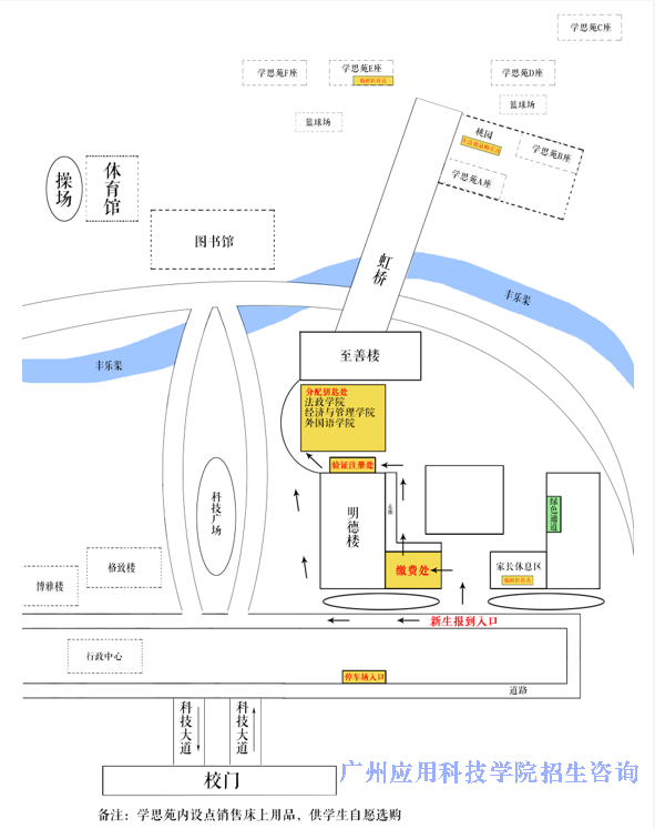 广州应用科技学院专升本报到指引图