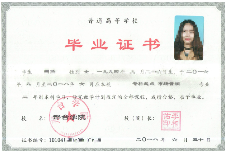 河北专接本毕业证写专科起点吗