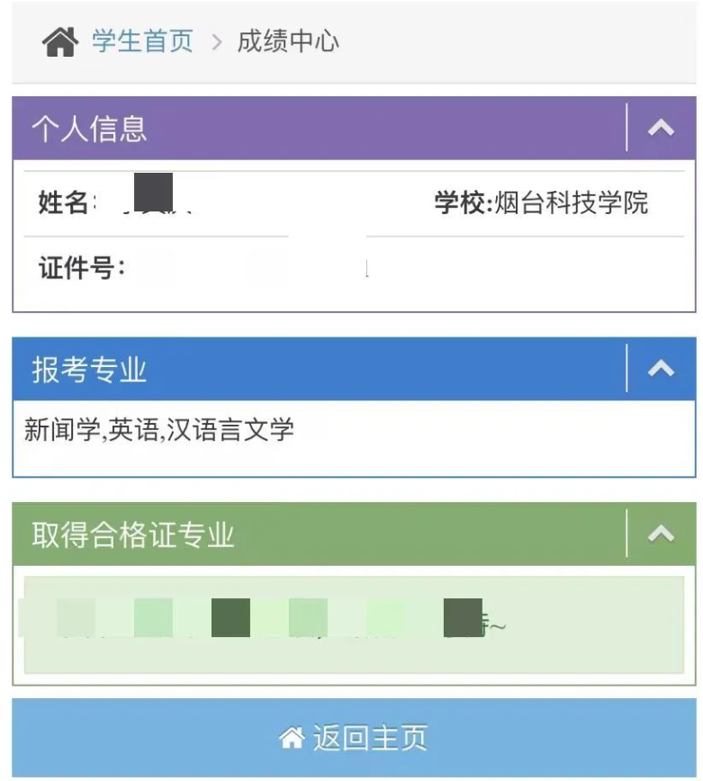 烟台科技学院2022年专升本自荐考试成绩及分数线