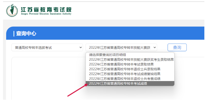 专转本成绩在哪查
