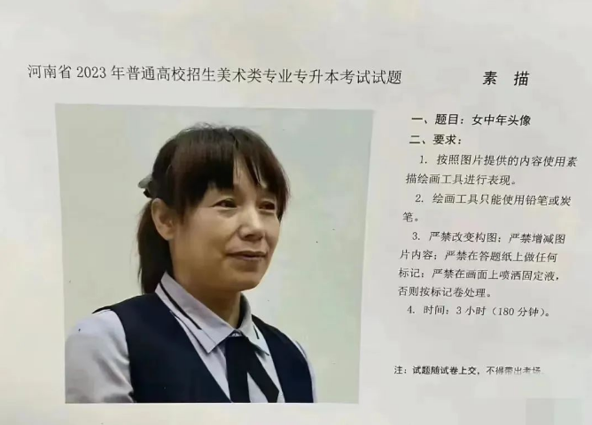 河南专升本2021-2023年美术真题