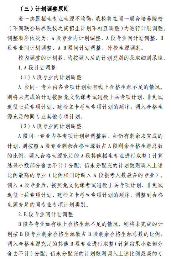 安徽建筑大学普通高校专升本招生章程