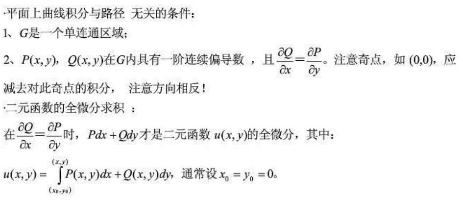 陕西专升本必备高数公式